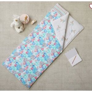 Pottery Barn Kids x Lilly Pulitzer Unicorns In Bloom Sleeping Bag